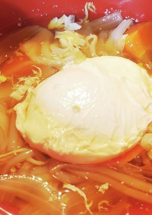 卵落とし野菜スープ-レシピのメイン写真
