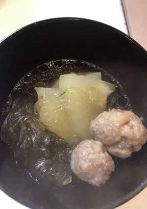 冬瓜とマグロのあったかスープ-レシピのメイン写真