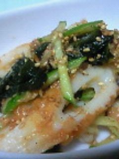 さっと作れるちくわのゴマポン酢和え-レシピのメイン写真