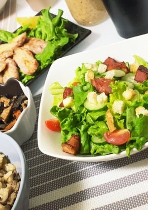 とある日の夕食-レシピのメイン写真