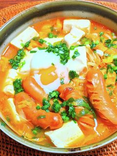 スンドゥブチゲスープでラーメン-レシピのメイン写真