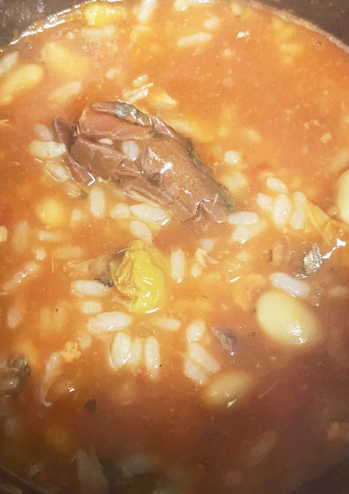 さばと大豆のトマトおじや-レシピのメイン写真