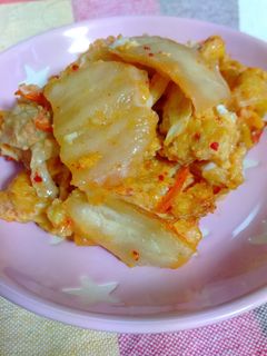 キムチと卵の中華炒め-レシピのメイン写真