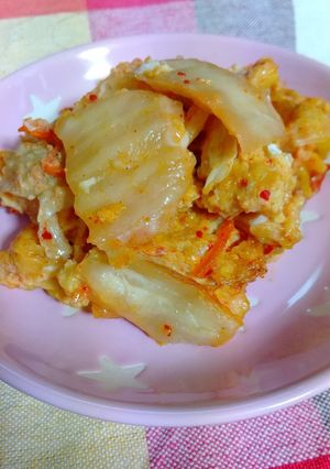キムチと卵の中華炒め-レシピのメイン写真