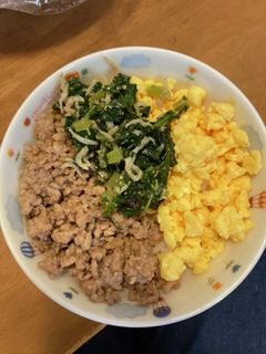 3色豚そぼろ丼-レシピのメイン写真
