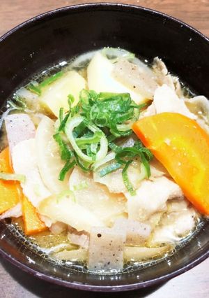 白だしで最高の【豚汁】-レシピのメイン写真