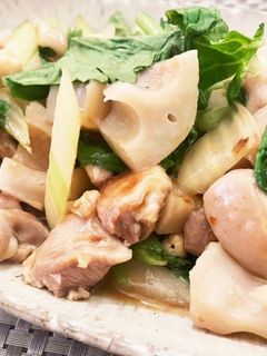 鶏肉と蓮根とセロリのカシューナッツ炒め-レシピのメイン写真