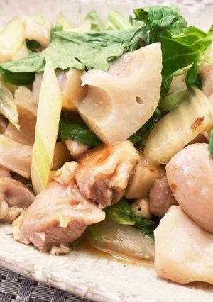 鶏肉と蓮根とセロリのカシューナッツ炒め-レシピのメイン写真