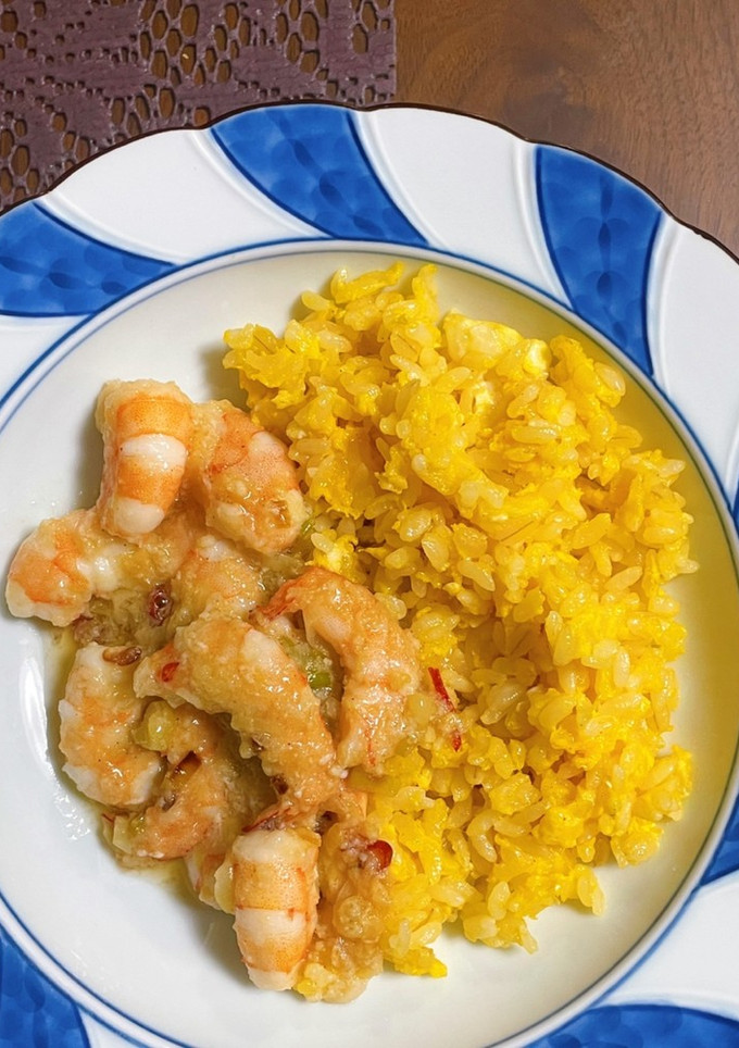 簡単・本格！エビの中華炒め&チャーハン-レシピのメイン写真