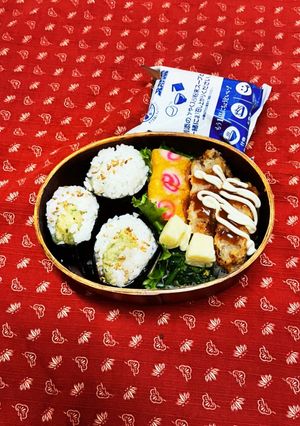 11/30 天むす弁当-レシピのメイン写真