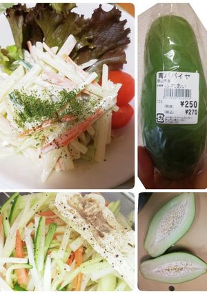 ~狭山産・青パパイヤDe簡単サラダ~-レシピのメイン写真