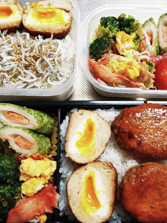 高校生息子&旦那弁当(12/1)-レシピのメイン写真