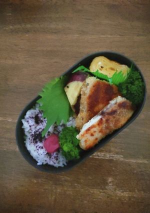 JK☆めかじきのムニエル弁当♪-レシピのメイン写真