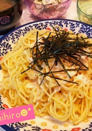 【超簡単】明太子クリームパスタ-レシピのメイン写真