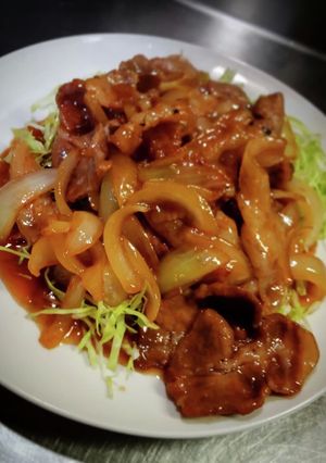 豚バラロースの甘ダレ焼肉w@≧↺≦@)❩-レシピのメイン写真