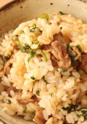 牛肉とセロリの混ぜご飯-レシピのメイン写真