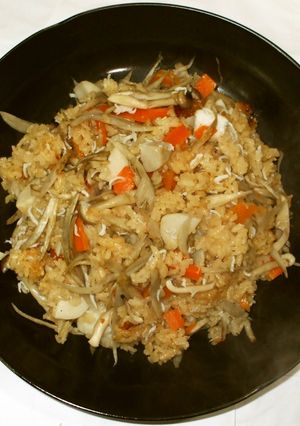 五目おこわ♪簡単炊飯器もち米炊き込みご飯-レシピのメイン写真