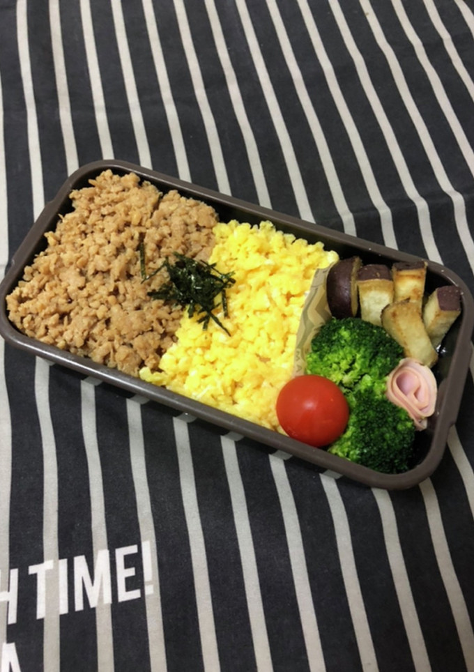 高校生弁当12／1とりそぼろ弁当-レシピのメイン写真