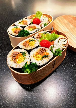 高校生弁当　キンパ弁当-レシピのメイン写真