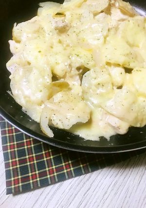 胸肉とジャガイモのフライパン蒸し-レシピのメイン写真
