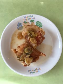 【保育園給食】鶏のから揚げ薬味ソース-レシピのメイン写真
