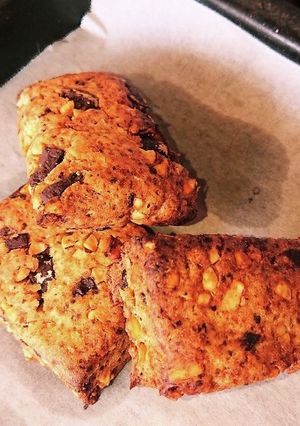 ｶｶｵ86%ﾁｮｺのおからP入りｽｺｰﾝ-レシピのメイン写真