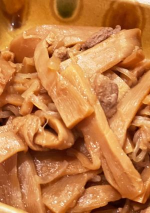 メンマと豚肉の炒め煮-レシピのメイン写真