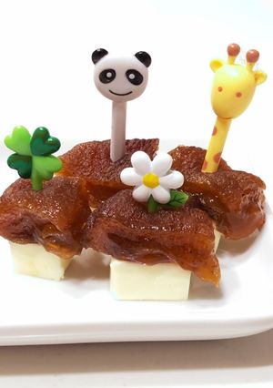 美味♡ブランデー干し柿のピンチョス♪-レシピのメイン写真