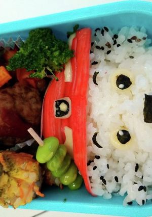キャラ弁　パウパトロール　マーシャル-レシピのメイン写真