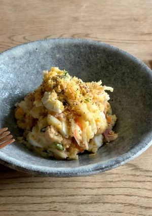 ゴロゴロ卵のポテトサラダ-レシピのメイン写真