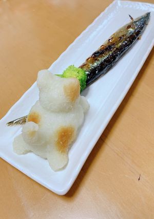 大根おろしアート♡ねこちゃん-レシピのメイン写真