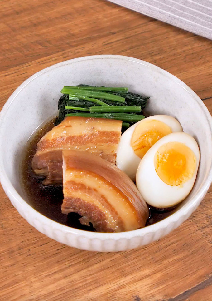 圧力鍋で簡単！ごま油のしっとり角煮-レシピのメイン写真