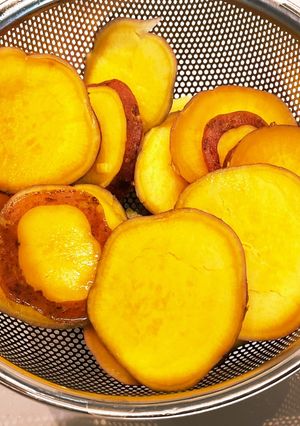 はちみつ不使用♪しっとり〜さつまいも甘煮-レシピのメイン写真