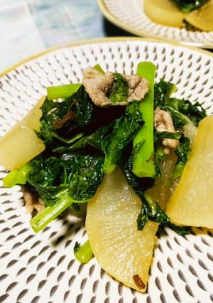 大根と豚肉のサッと煮☆かくし味あり〼-レシピのメイン写真