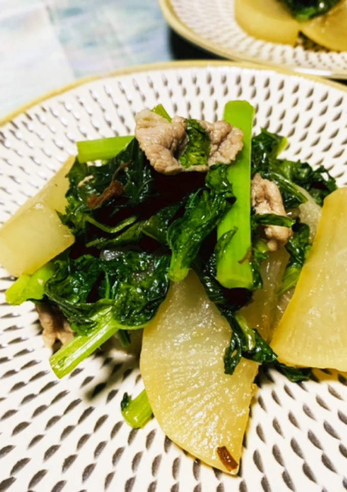 大根と豚肉のサッと煮☆かくし味あり〼-レシピのメイン写真