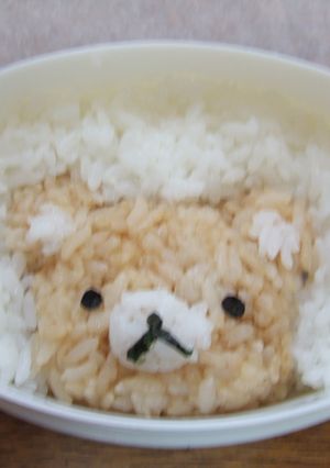 しょう油だけ✿簡単リラックマキャラ弁-レシピのメイン写真