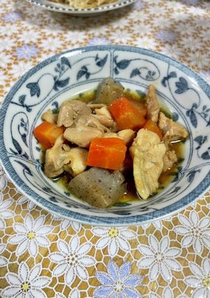鶏肉　こんにゃく　簡単♡煮物-レシピのメイン写真