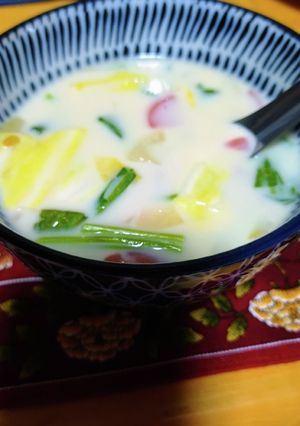 野菜とミルクの優しいスープ-レシピのメイン写真