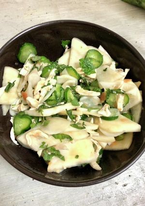 梅しそささみとカブキュウの酢の物-レシピのメイン写真