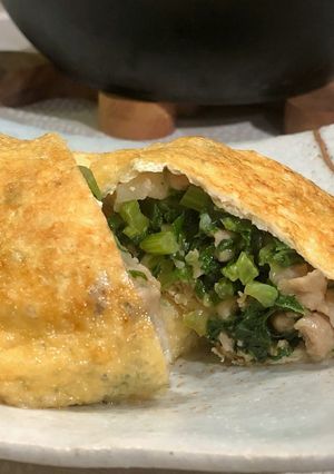 大根葉の巾着焼き-レシピのメイン写真