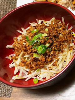 もやし肉味噌和え 調理時間5分-レシピのメイン写真