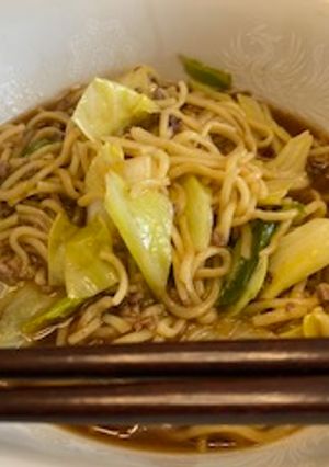 ソーススープ焼きそば-レシピのメイン写真