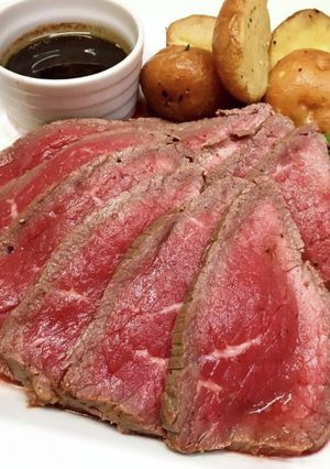 フライパン一つで簡単！本格ローストビーフ-レシピのメイン写真