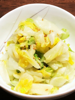 白だしだけ【白菜のおひたし】-レシピのメイン写真