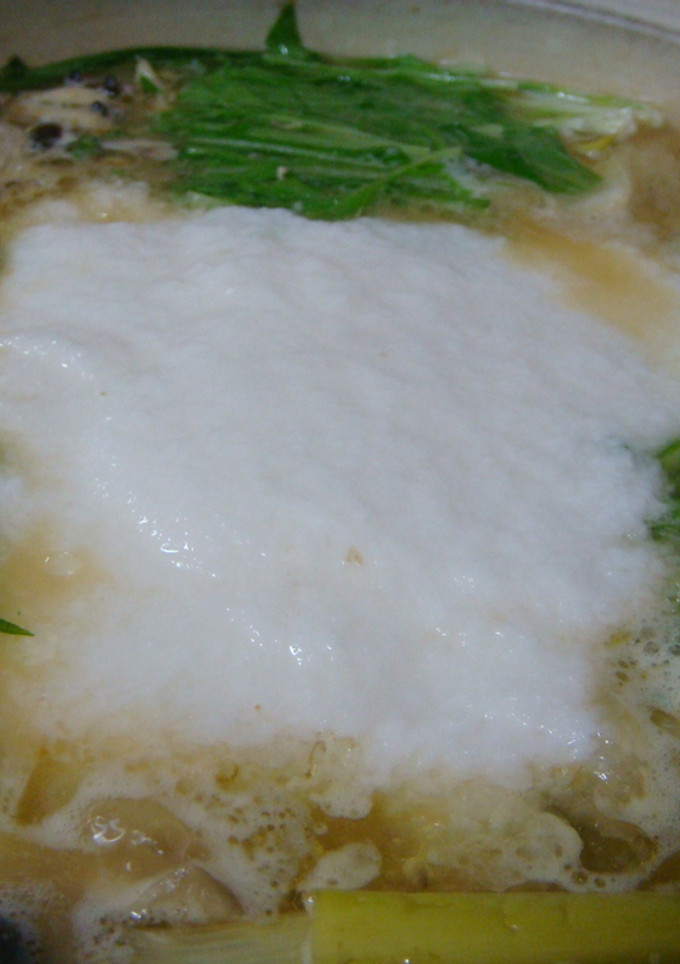 新食感！きのこのとろろ鍋-レシピのメイン写真