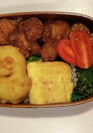 茶メシ弁当-レシピのメイン写真