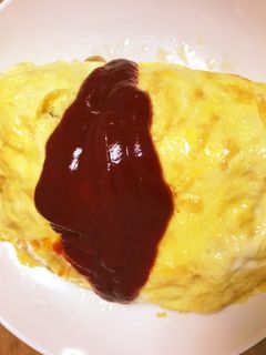 肉入り焼きそばのオムマキ-レシピのメイン写真