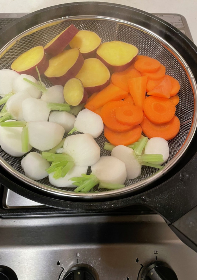 蒸しざるで簡単！蒸し野菜-レシピのメイン写真