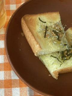 保育園おやつ★しらす海苔トースト-レシピのメイン写真