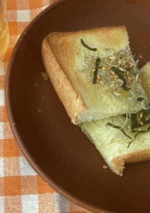 保育園おやつ★しらす海苔トースト-レシピのメイン写真